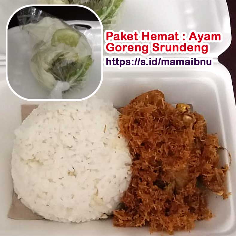 Paket Hemat Ayam Goreng Srundeng