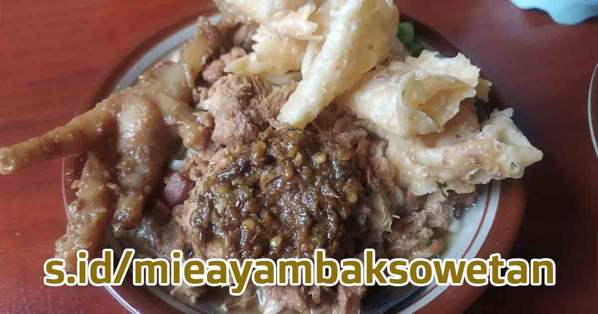 Mie Ayam Bakso WE-TAN