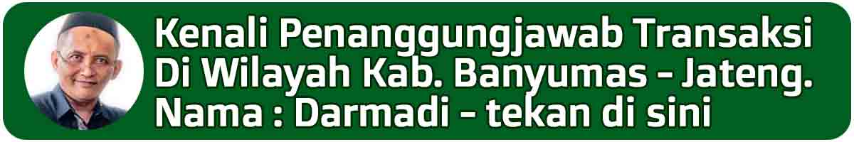 Darmadi - Penanggungjawab Transaksi & Order, Kurir di Banyumas