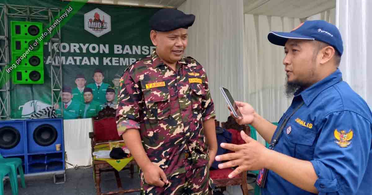 Pantauan Arus Mudik 2025: Posko Banser Kembaran Siaga di Linggasari Kembaran Banyumas - Jawa Tengah