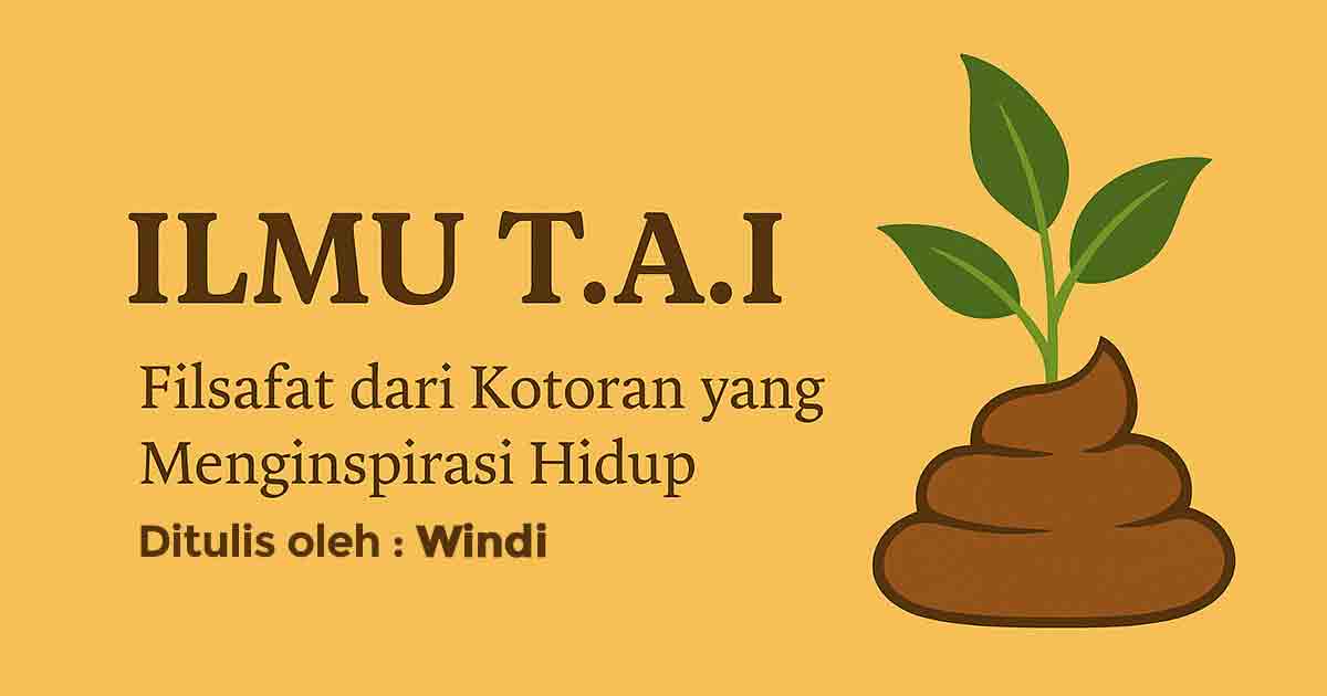 Ilmu T.A.I : Filsafat dari Kotoran yang Menginspirasi Hidup, windi, windianti
                filosofi, filsafat